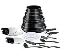 Tefal Ingenio - Pentole da Cucina, 20 Pezzi, casseruole, casseruole, casseruole, casseruole, casseruola, coperchi, Maniglie, Non induzione, Rivestimento Antiaderente, Lavabile in lavastoviglie, Made