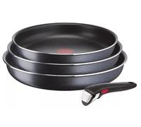 Tefal Ingenio - Set di padelle XL Force, 22/24/26 cm, con manico rimovibile, adatto per piano cottura a gas/elettrico/ceramica, rivestimento antiaderente