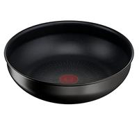 Tefal Ingenio Unlimited, wok da 26 cm, impilabile, manico rimovibile, poco ingombrante, antiaderente, a induzione, nero, L7637732