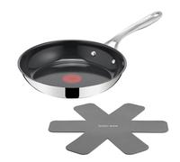 Tefal Jamie Oliver by H880S234 padella da 24 cm in acciaio inox, rivestimento an