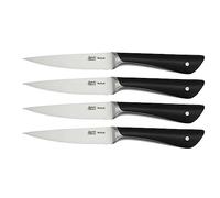 Tefal Jamie Oliver K2670859 - Set di coltelli da bistecca, 4 coltelli da 12 cm, in acciaio inox, colore: nero