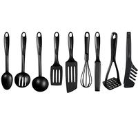 Tefal K001S925 Set 9 Accessori BIENVENUE Spatola Nera, Plastica, Pezzi