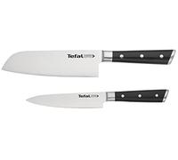 Tefal K232S2 Ice Force Set da 2 pezzi: coltello da taglio a lama da 16,5 cm (office) 13 cm, lama tedesca in acciaio inossidabile per prestazioni di taglio e nitidezza a lungo termine