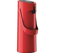 TEFAL K3140314 Ponza Termos a pompa Rosso 1 L Semplice Funzione Pompa Con Generoso Volume Pompa Caldo Fino A 12 Ore Fredde Fino a 24 Ore