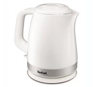 Tefal KO150H Bollitore Delfini Plus, 2.400 W, 1,5 L, senza fili, base a 360°, colore: bianco