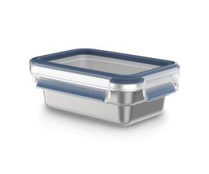 Tefal MasterSeal N1150310 - Contenitore salvafreschezza in acciaio inox 304, resistente, leggero e igienico, a prova di perdite, resistente al gelo, lavabile in lavastoviglie, utilizzabile in forno,