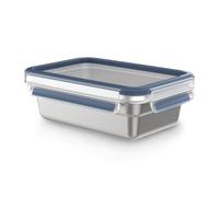 Tefal MasterSeal N1150410 - Contenitore per alimenti in acciaio inox, resistente, leggero e igienico, in acciaio inox 304, a prova di perdite, antigelo, lavabile in lavastoviglie, adatto al forno, con