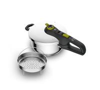 Tefal Mini pentola a pressione da 3 litri, in acciaio inox, cucina rapida e facile, compatta e sicura, 2 programmi di cottura, adatta a tutti i tipi di cucina, modello P2534047
