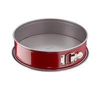 TEFAL Moule a charniere Delibake en acier - O 25 cm - Rouge et gris