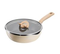 Tefal One Pick Pentola profonda 24 cm, 3 persone, induzione, multiuso, coperchio, rivestimento antiaderente resistente, tecnologia Thermo-Signal, vaniglia, G1678704