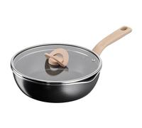 Tefal One Pick Pentola profonda 24 cm, 3 persone, induzione, multiuso, coperchio, rivestimento antiaderente resistente, tecnologia Thermo-Signal, Nero, G1668704