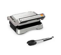 TEFAL OptiGrill 2in1 GC773D, Grill Elettrico Rettangolare, Metallo