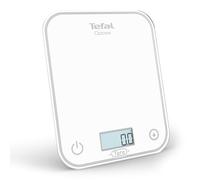 Tefal Optiss Balance de cuisine électronique, Écran rétroéclairé, Résistance aux rayures, Capacité de 5 kg, Blanc BC50U0V