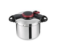 Tefal P4624966 - Pentola a pressione Clipso MEasy in acciaio INOX, 9 litri