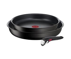 Tefal Pentole Tefal Ingenio Unlimited Padelle 24+28 cm Con Manico Nero