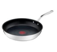 Tefal Pierre Gagnaire Padella in acciaio inox rivestito 28 cm, base di diffusione di calore, prodotta in Francia, manico rivettato, design elegante, adatto a tutti i piani cottura, compresa l'induzione H8210623