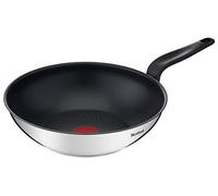 Tefal PRIMARY padella wok 28 cm, in acciaio inox con antiaderente