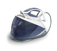 Tefal Pro Express Protect GV9225 - Ferro da stiro a vapore, 7,6 bar, quantità di vapore variabile: 140 g/min., Colpo di vapore: 550 g/min, collettore anticalcare, funzione vapore verticale, blu/grigio