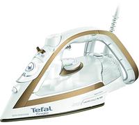Tefal Puregliss FV8042 Ferro da stiro a secco e a vapore Durilium AirGlide Autoclean soleplate 3000 W Bronzo, Bianco