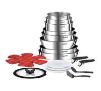 Tefal Set 20 Pz. Ingenio Emotion Induzione Teglia Fornello Inox Manico L897SJ04