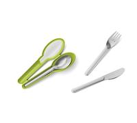 Tefal Set de Cubiertos para Llevar Clip & Go, Acrylic, Acero, pequeño