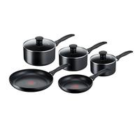Tefal Set di pentole antiaderenti a induzione, 5 pezzi - nero (G155S544)
