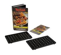 Tefal XA800412 Snack Collection - Cofanetto con piastra per waffle, con libro de