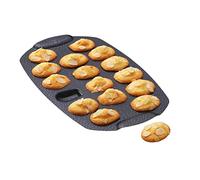 Tefal Stampo torta 16 mini madeleine, rivestimento antiaderente, alluminio riciclabile e riciclabile, pasticceria dorata, Made in France, PerfectBake Mini J5734802