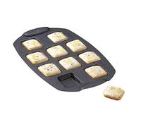 Tefal Stampo torta 10 mini quadrati, rivestimento antiaderente, alluminio riciclato e riciclabile, pasticceria ben dorata, Made in France, PerfectBake Mini J5734502