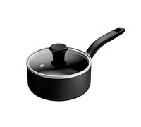 Tefal Titanium Essential B9412344 - Casseruola da 18 cm con coperchio, rivestimento antiaderente ad alte prestazioni, con spatola in metallo, adatta a tutti i piani cottura, escluso induzione,