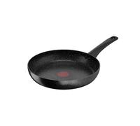 Tefal Titanium Stone E1050644 - Padella antiaderente ad alte prestazioni, con rivestimento resistente, adatta a tutti i piani cottura, inclusi induzione, termosegnale, colore: nero