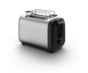 Tefal TT5S1D Subito - Tostapane a 2 vani con tritatutto, risultati rapidi, risparmio energetico, design moderno, 7 livelli di doratura, nero