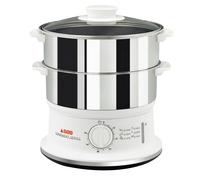Tefal Vc1451 Vaporiera Convenient Series Inox, Timer Con Spegnimento Automatico,