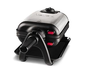 Tefal WM755D12 2waffle 1200W Nero, Acciaio inossidabile piastra per waffle