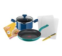Tefal X Chefclub Pasta La Vista Set Di Pentole 7 Pezzi Blu Nuovo