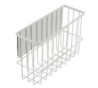 Tefoal, contenitore magnetico per dryer a sfera, Lint Bin, Laundry Basket Holder, Iron Wire Magnetic White Laundry Dryer Ball Rack per asciugare o conservare barattoli di biancheria, calze,