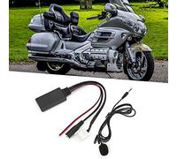 Tefola Cavo audio per auto DC 12V Adattatore Bluetooth 5.0 AUX, sostituzione adattatore audio automatico per Honda Goldwing GL1800