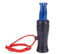 Tefola Fischietto a forma di anatra, in PVC resistente, richiamo all'anatra richiama richiama, fischietto da esterno, accessorio per chiamate di caccia con corda