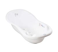 Tega Baby Lux Vasca da bagno per neonati XXL, 102 cm, 0-24 mesi, design moderno con gufo (bianco)
