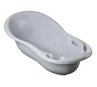 Tega Baby - Vasca da bagno con papera, 102 cm, colore: Grigio