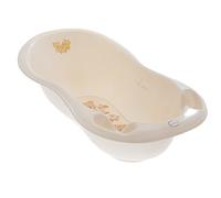 Tega Baby Vasca da bagno XXL 102 cm con tappo orso perlato bianco (beige)
