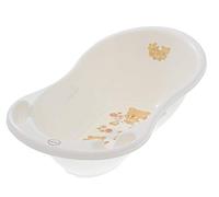 Tega Baby - Vasca per bagnetto con tappo a forma di orsetto, 86 cm, colore: Bianco