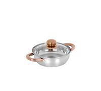 Tegame 18 cm acciaio inox Meravigliosa con coperchio