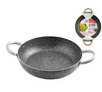 Tegame 2 Manici Antiaderente Family Stone Cm 30 Argento Home