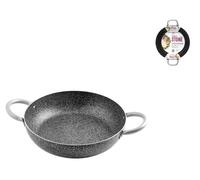 Tegame 2 Manici Antiaderente Family Stone Cm 32 Argento Home