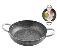 Tegame 2 Manici Antiaderente Family Stone Cm 36 Argento Home