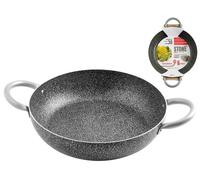 Tegame 2 Manici Antiaderente Family Stone Cm 38 Argento Home