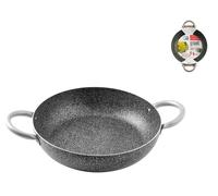 Tegame 2 Manici Antiaderente Family Stone Cm 40 Argento Home