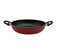 Zanetti Tegame Cm 24 Dolomiti Antiaderente Nero Greblon 2 Manici Bachelite