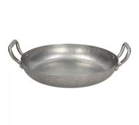 Tegame 2 manici Padella in acciaio martellato Tognana monoporzione a servire